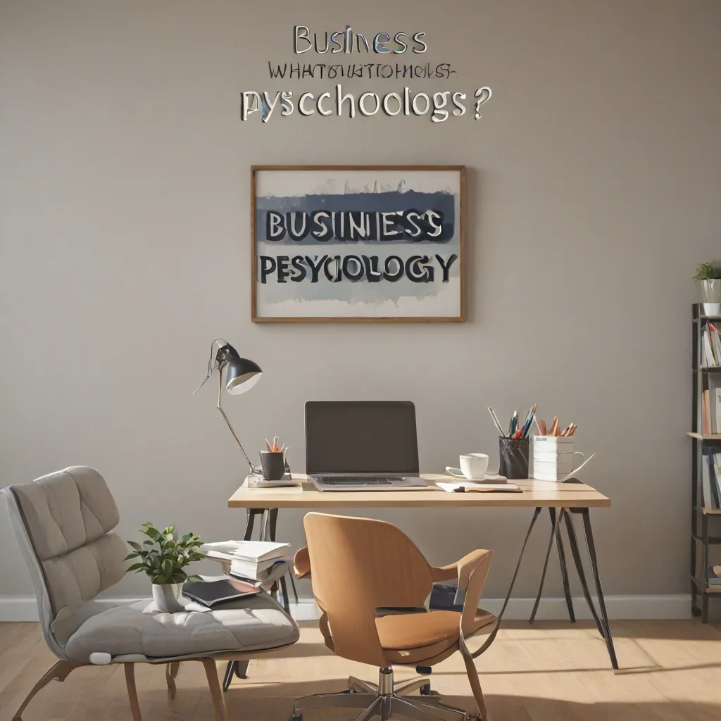 Psychologia biznesu: co to jest?